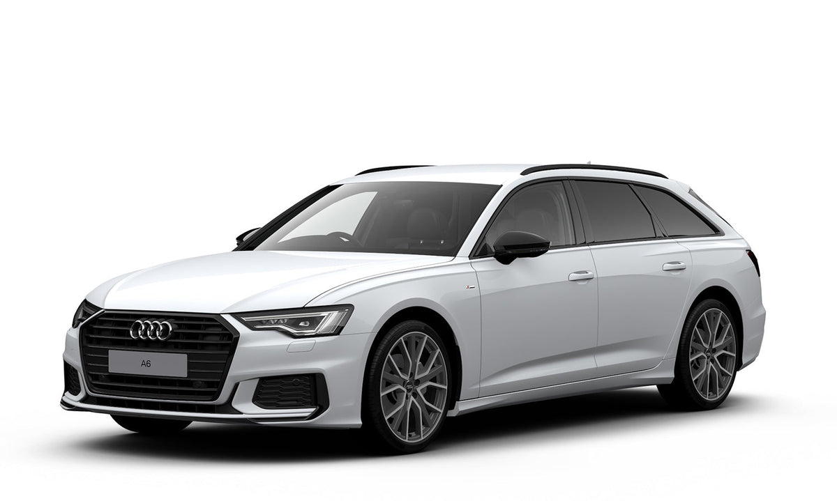WingBar Edge (black) Aluminium Roof Bar Set for Audi A6 Avant 2019-25 Flush (closed) Rails