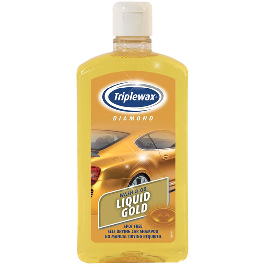 Triplewax  Liquid Gold Self Drying Car Shampoo  1 Litre  Wash and go