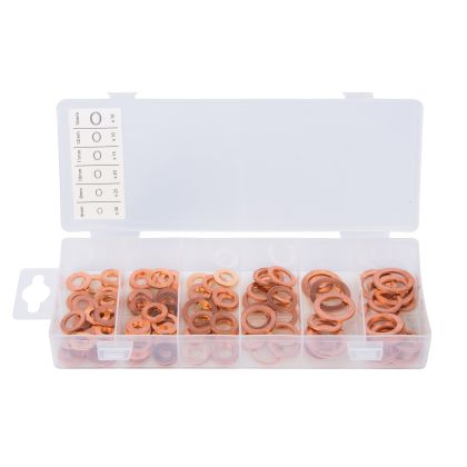 110 PCE Assorted Copper Washer Set