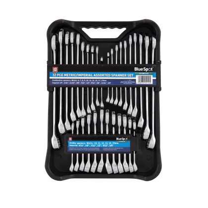 32 PCE Metric/Imperial Assorted Spanner Set