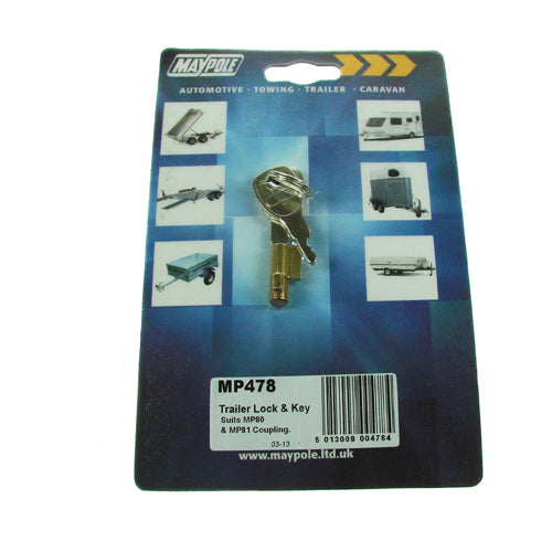 Integral Security Lock & Keys For Couplings