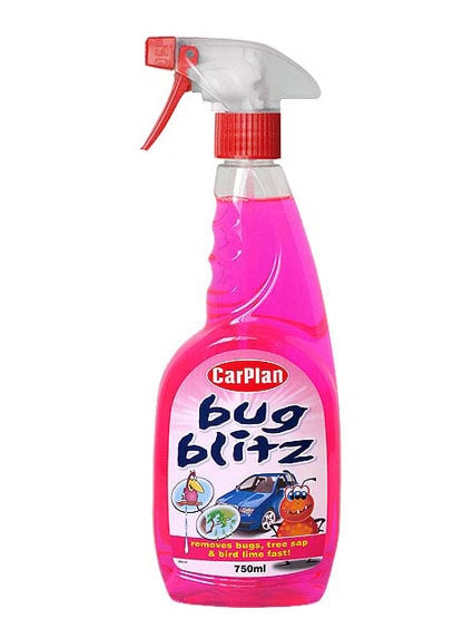 CarPlan BBT750 Bug Blitz 750mL Bug Stain Dirt Grime Remover Car Exterior Cleaner