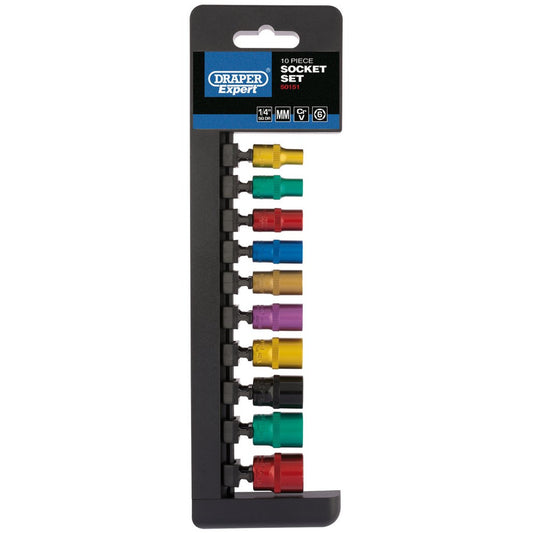 Expert Metric Coloured Socket Set
