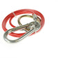 1m x 3mm Red PVC Breakaway Cable