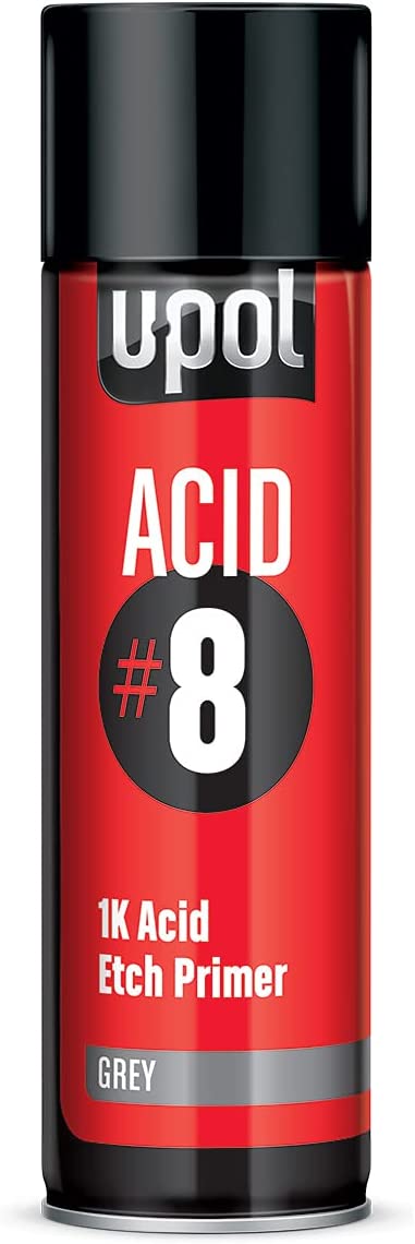 UPOL ACID#8 Etch Primer Aerosol 450ml Acid 8 U-POL