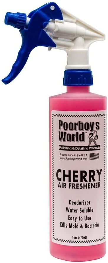 POORBOYS CHERRY SCENTED AIR FRESHENER - SPRAY ON AIR FRESHENER - HIDE BAD ODOURS