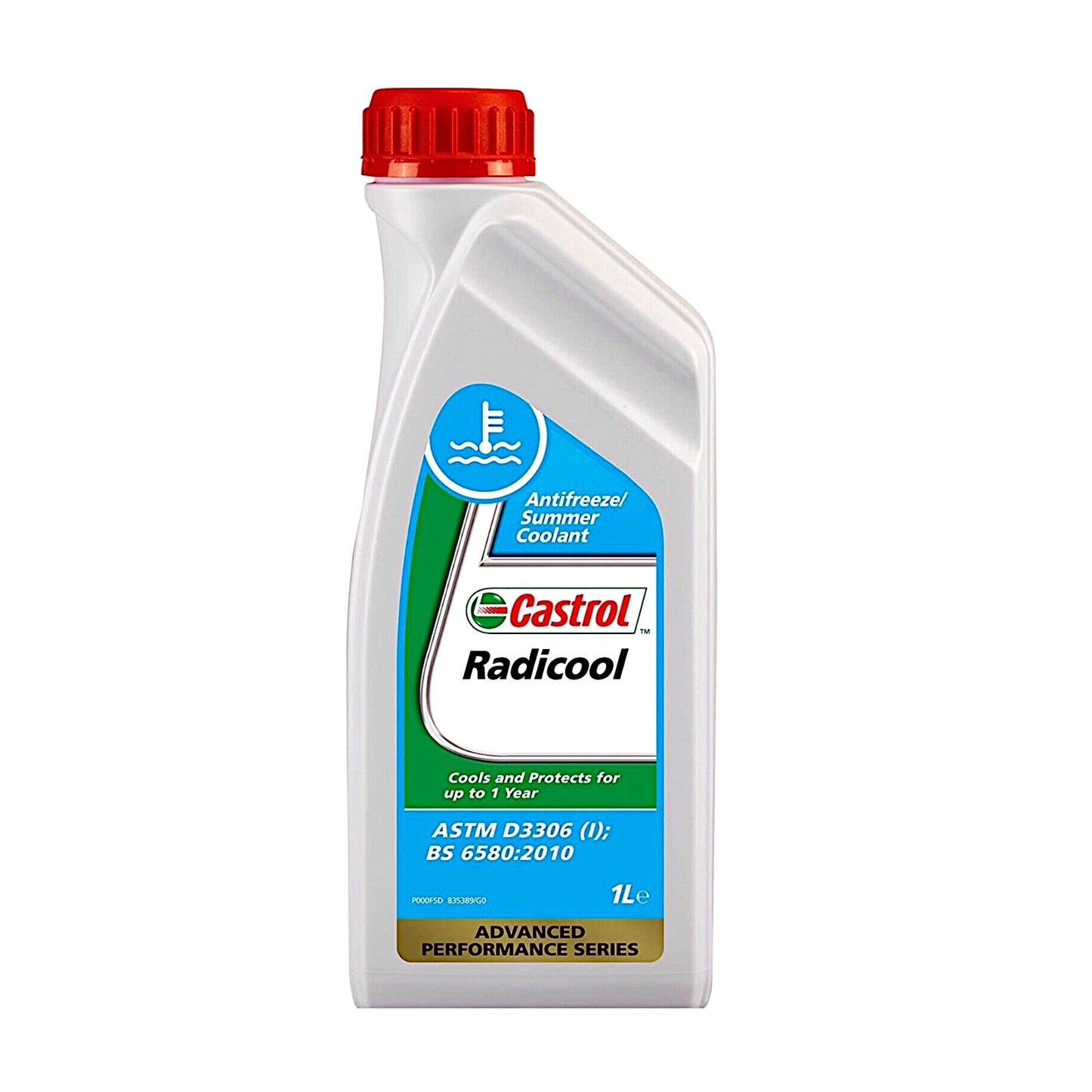 Castrol Radicool Antifreeze Concentrate Summer Coolant Anti Freeze 1 Litre 1L