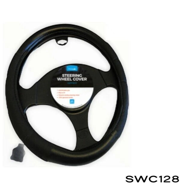 Universal Steering Wheel cover swc128 LEATHER