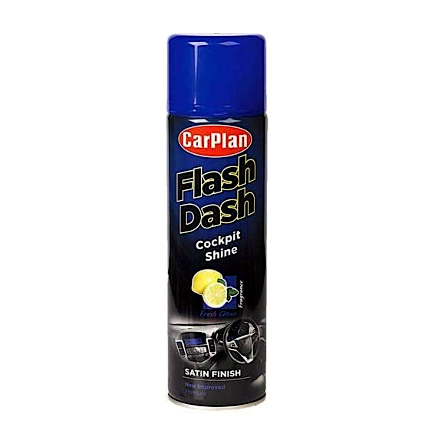 CarPlan FSC506 Flash Dash Satin Dashboards Interior Cleaner Citrus - 500ml