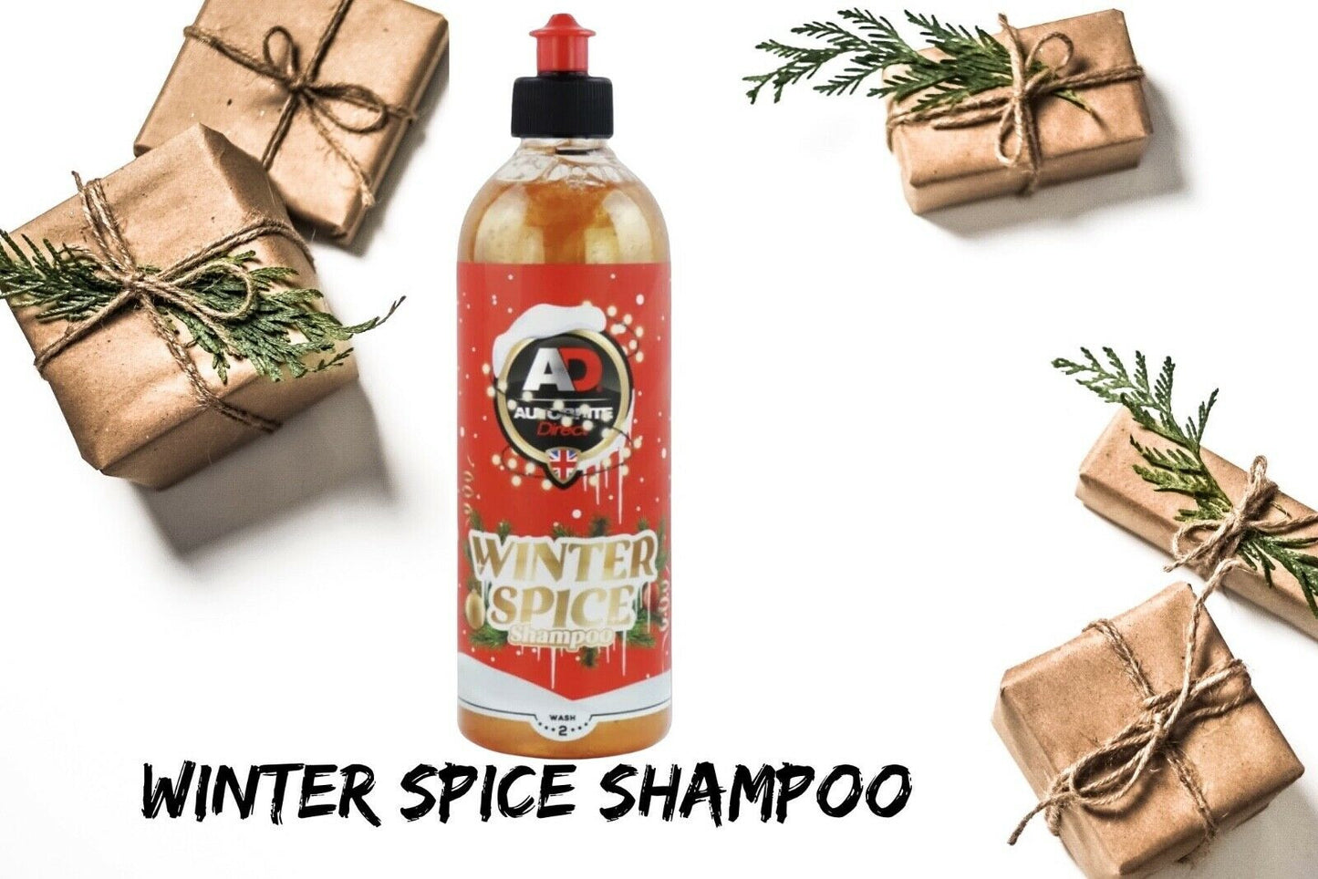 Autobrite Direct LIMITED EDITION Winter Spice Shampoo Xmas Gift Idea 500ml