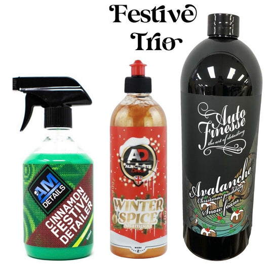 NEW Festive Trio Autofinesse Autobrite Direct and AMDetails GREAT CHRISTMAS GIFT