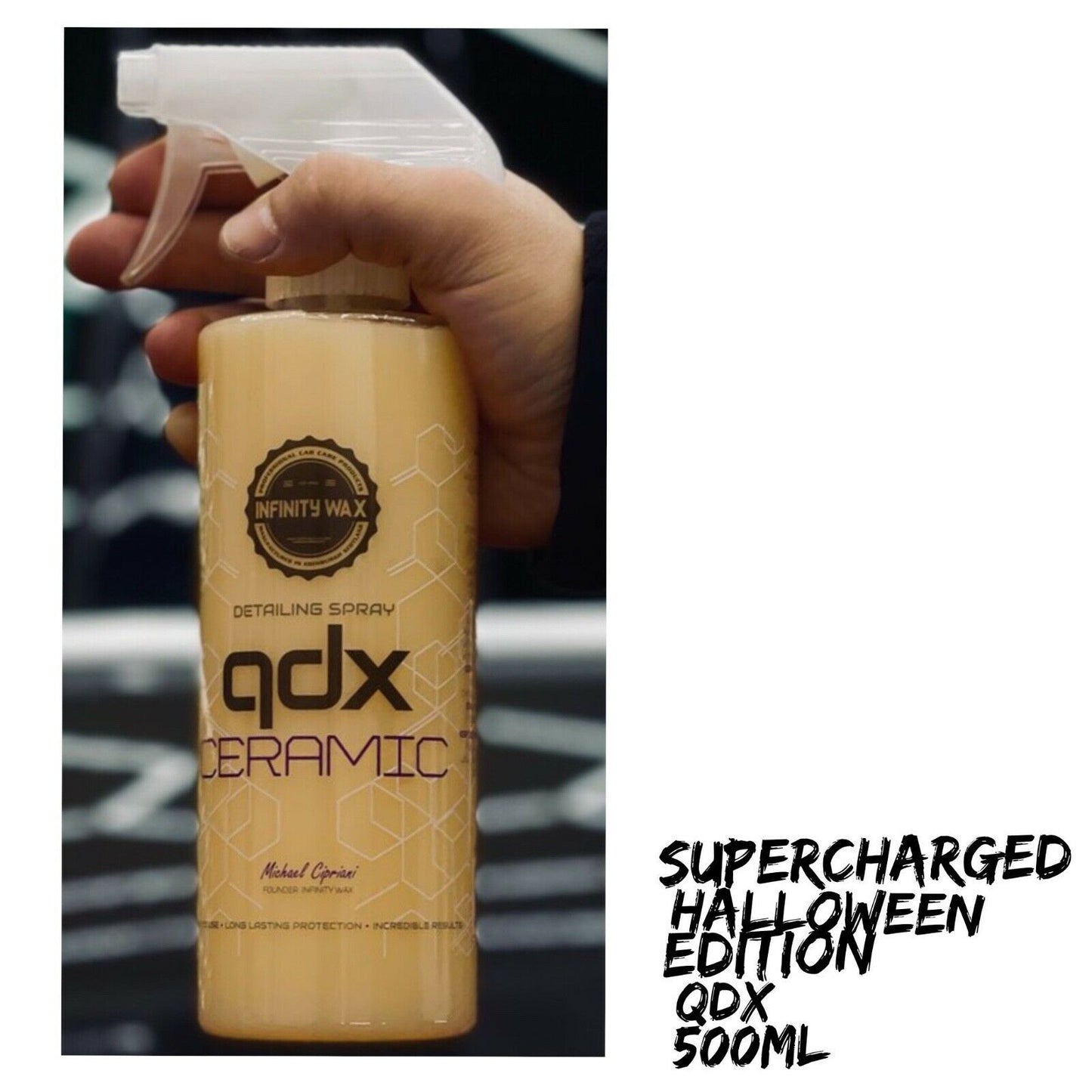 Infinity Wax SUPERCHARGED QDX Ceramic Detailer 500ml Halloween Edition LIMITED E