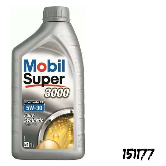 Mobil Super 3000 X1 Formula FE 5W-30 Synthetic 1L Engine Oil 151177 New UK