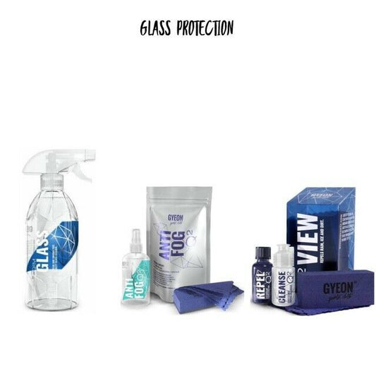 Gyeon Clear Glass Bundle Q2 Glass Q2 Anti-Fog Q2 View