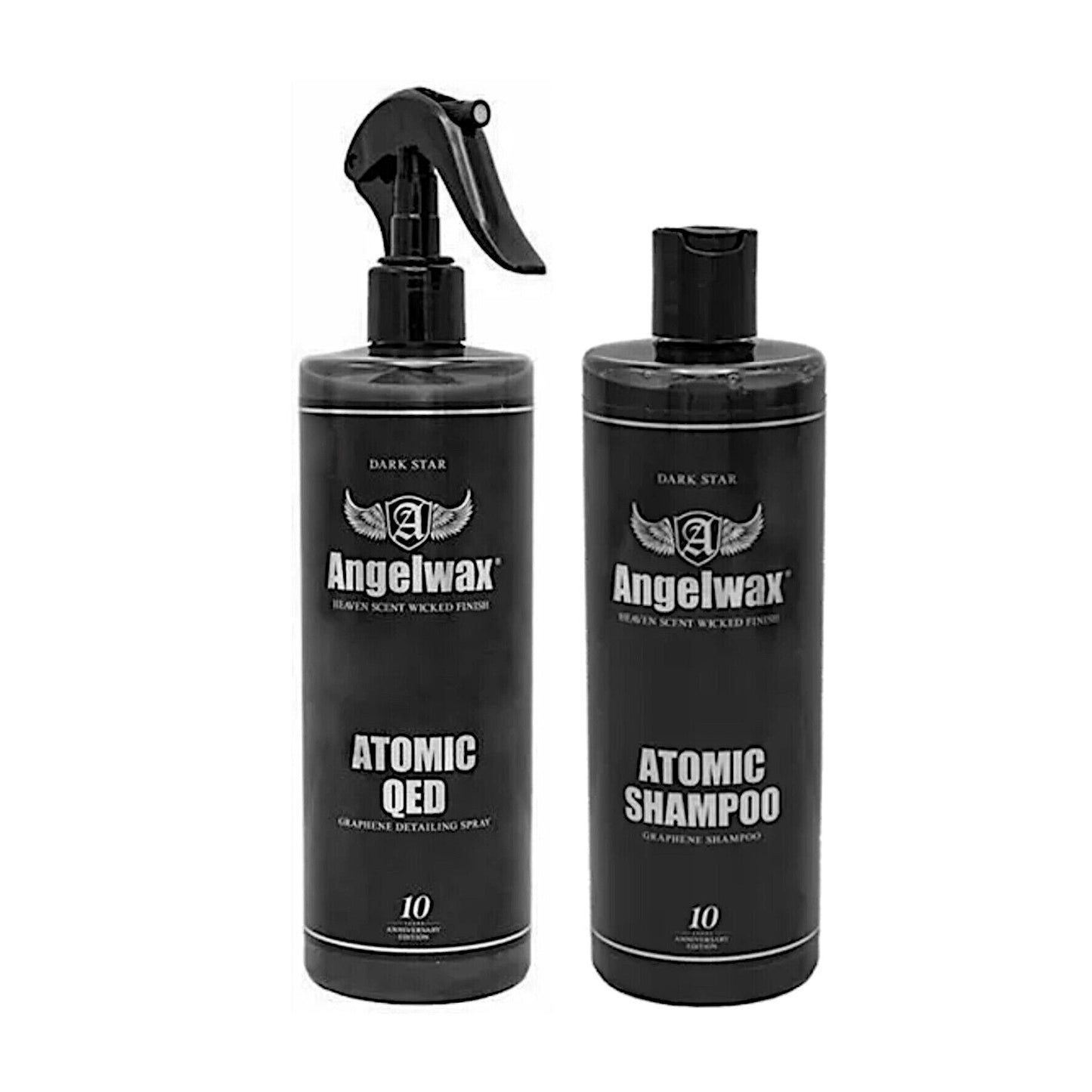 Angelwax Dark Star Atomic  QED Detail Spray & Atomic  Shampoo 500ml