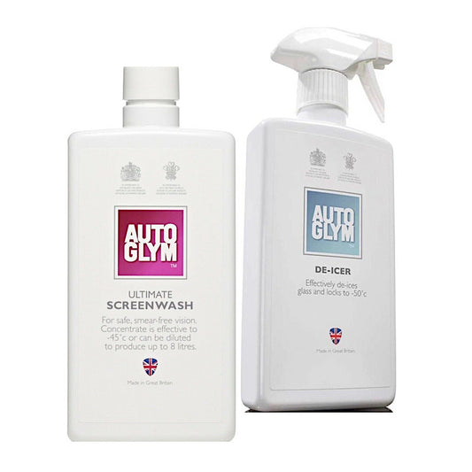 AUTOGLYM ULTIMATE SCREENWASH 500ML & DE ICER 500ML