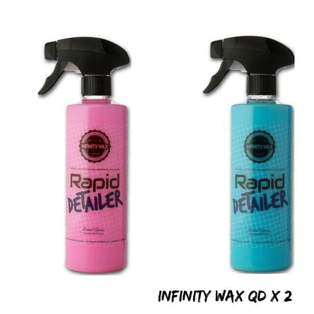 Infinity Wax Rapid Detailer x 2 PINK and BLUE