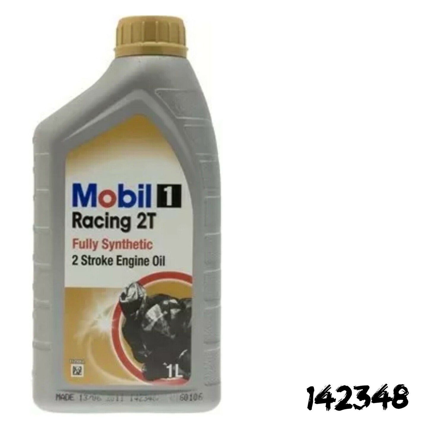 MOBIL 1 Racing 2T - 2 Stroke - Fully Synthetic - 1 Litre - 142348