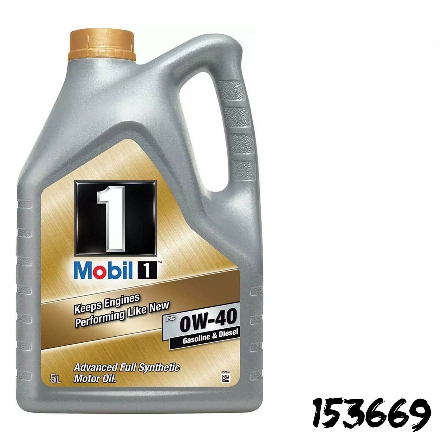 Mobil 1 FS 0W40 153669 Fully Synthetic Engine Oil 5 Litres 5L