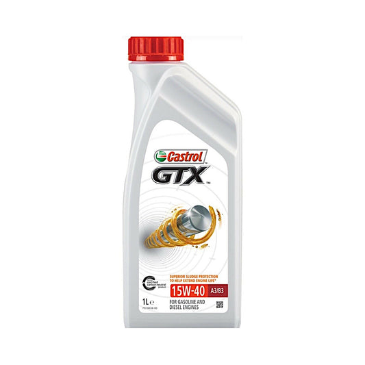 Castrol GTX 15W-40 15W40 A3/B3 Synthetic Technology Engine Oil - 1 Litre 1L