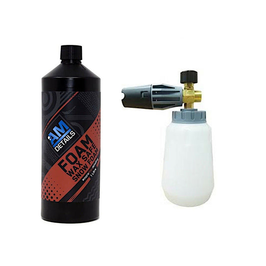 AM DETAILS SNOW FOAM 1 LITRE WITH SNOW FOAM LANCE AND KARCHER ADAPTER