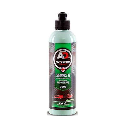 Autobrite Direct Enrich medium cutting compound correct it range 250ml