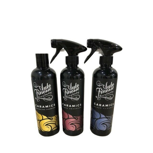 Auto Finesse Caramics  bundle - Shampoo, Gloss & Glass GIFT IDEA