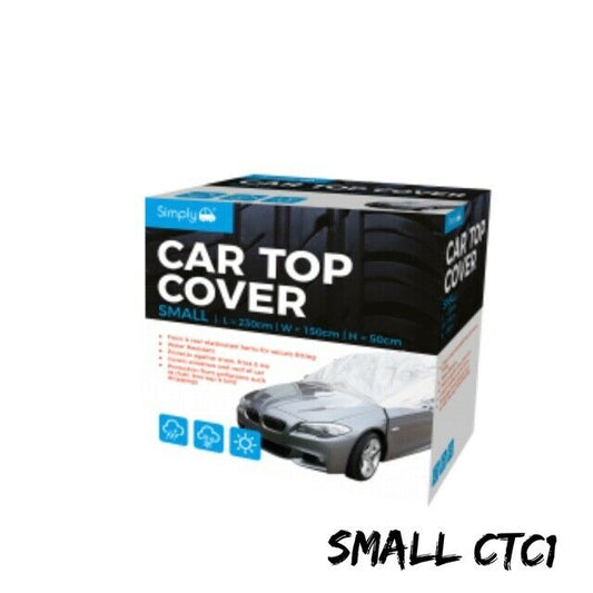 Water Resistant Car Top Cover Protects From Snow Ice Birds SMALL