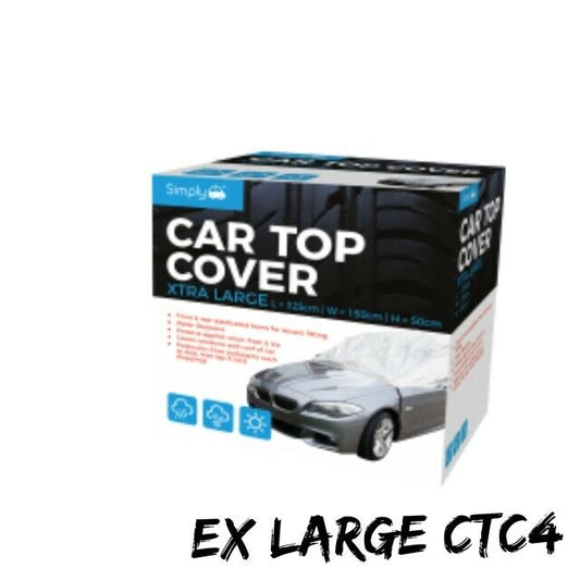 Water Resistant Car Top Cover Protects From Snow Ice Birds XTRA LARGE