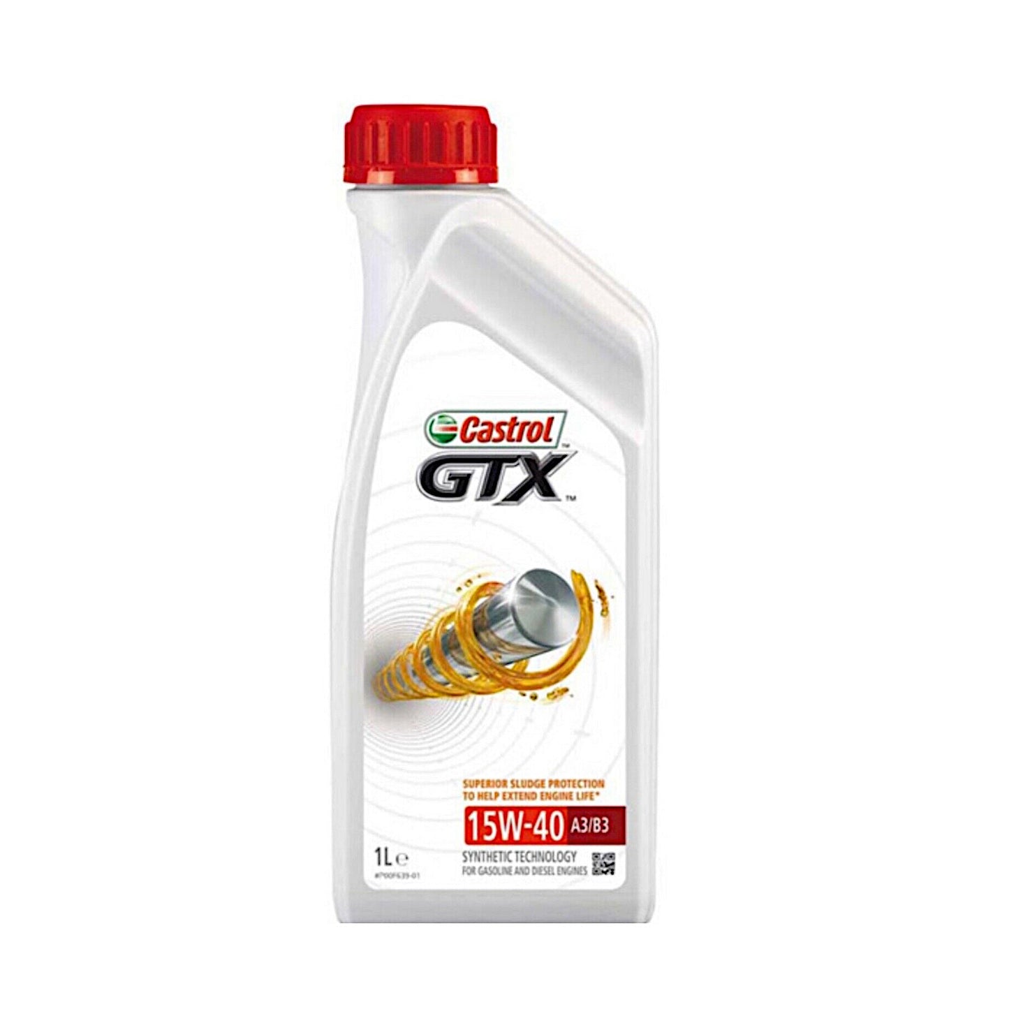 Castrol GTX 15W-40 15W40 A3/B3 Synthetic Technology Engine Oil - 1 Litre 1L