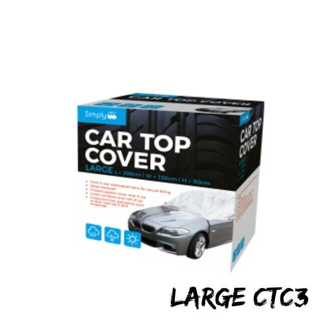 Water Resistant Car Top Cover Protects From Snow Ice Birds LARGE