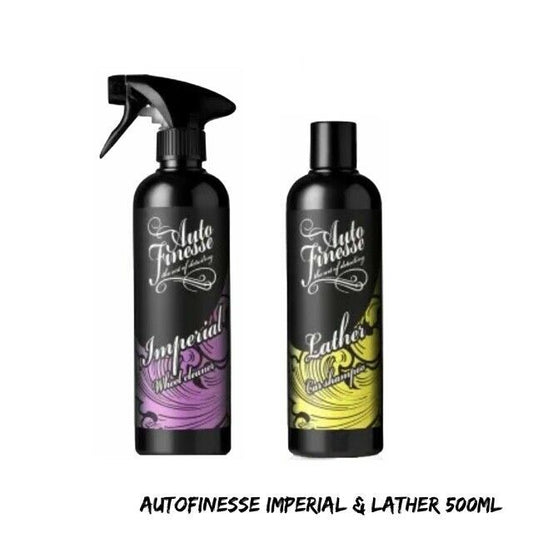 Auto Finesse Cleaning kit Lather Shampoo + Imperial Wheel Cleaner BUNDLE DEAL