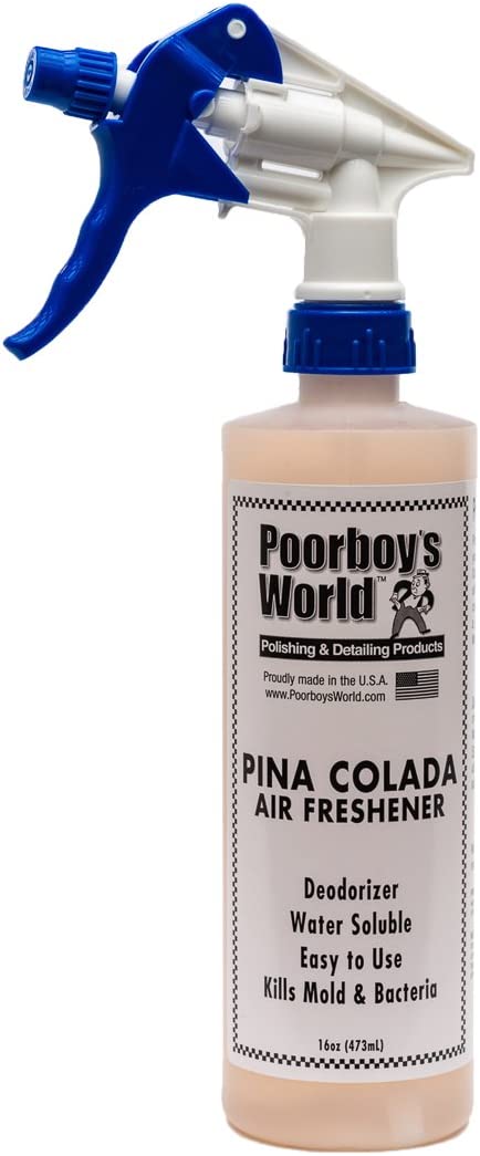 Poorboys Air Freshener Spray Pina Colada Scent 16oz 473ml PB-AFP16