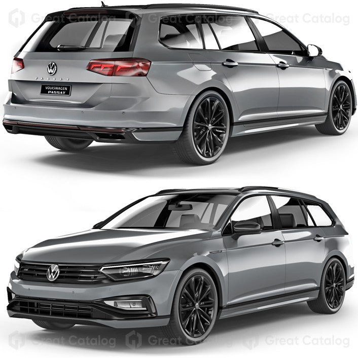 Roof Bar Set | Volkswagen Passat Variant 5-Dr Estate (B8) | 2015-24 | Flush Rails