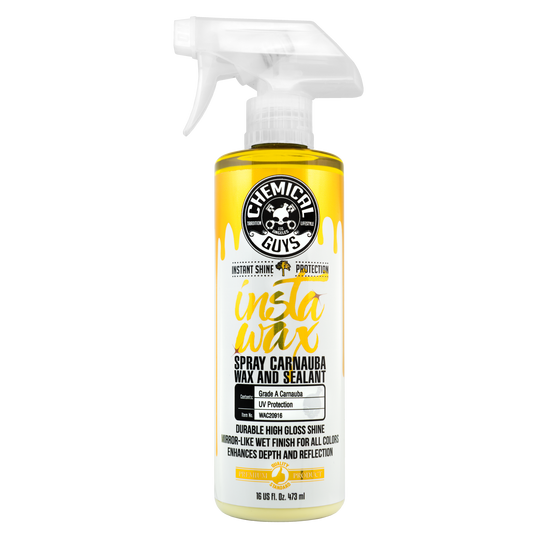 Chemical Guys  InstaWax WAX & Sealant Spray Mirror Wet Finish 16oz