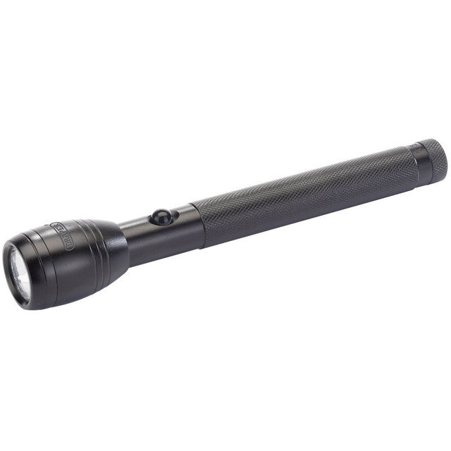 Draper LED Aluminium Hand Torch, 2 x AA Batteries Required