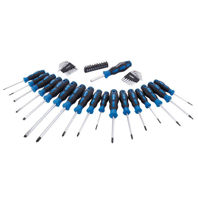 Draper 81294 Soft Grip Screwdriver, Hex Key and Bit Set (44 Piece)