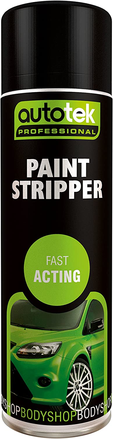 PAINT STRIPPER AUTOTEK AEROSOL PAINT REMOVER 500ML BODYSHOP CAR