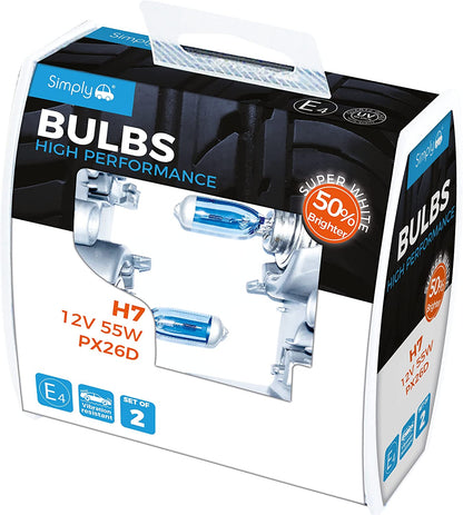 Xenon Super White Bright Bulbs