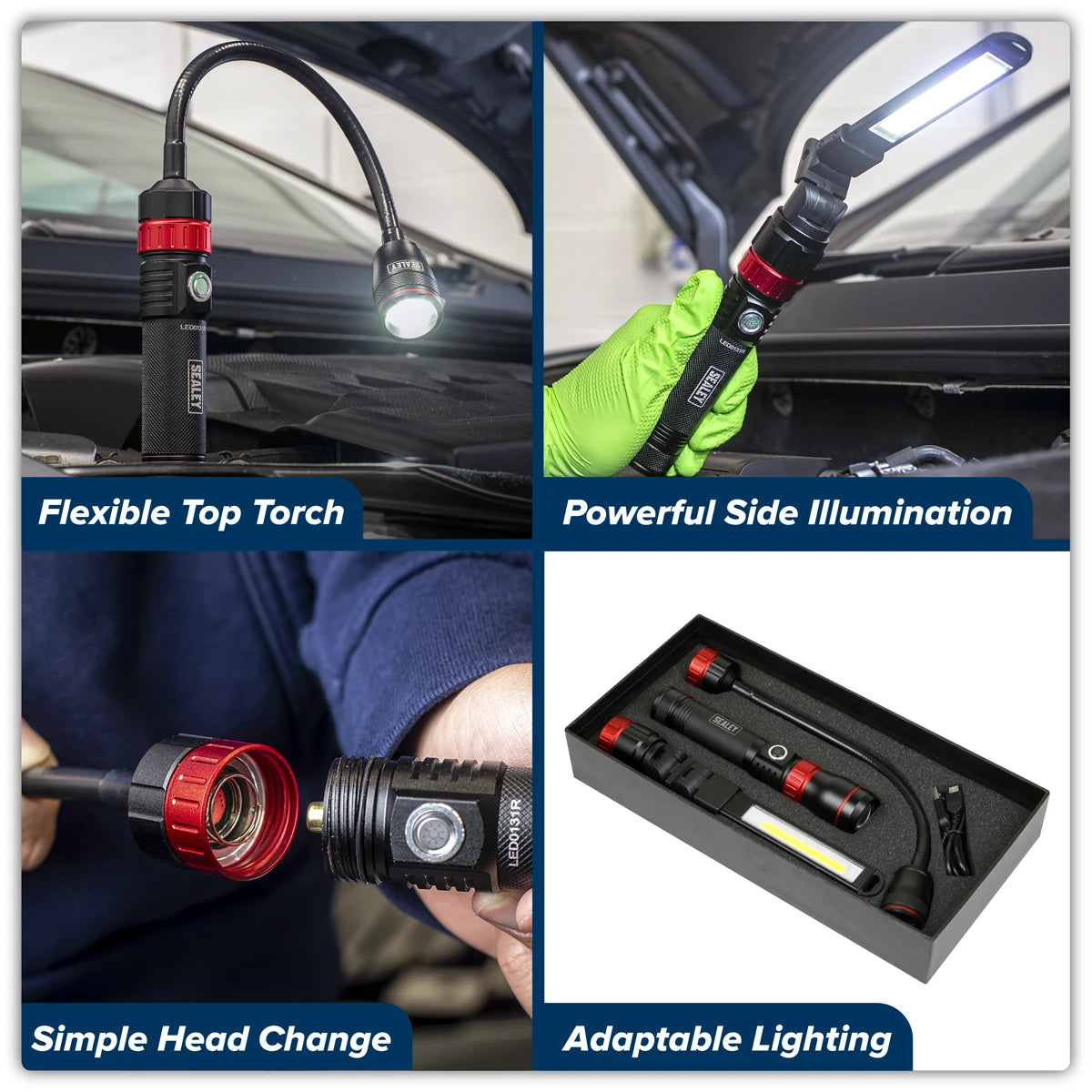 Rechargeable 3-in-1 Inspection Light