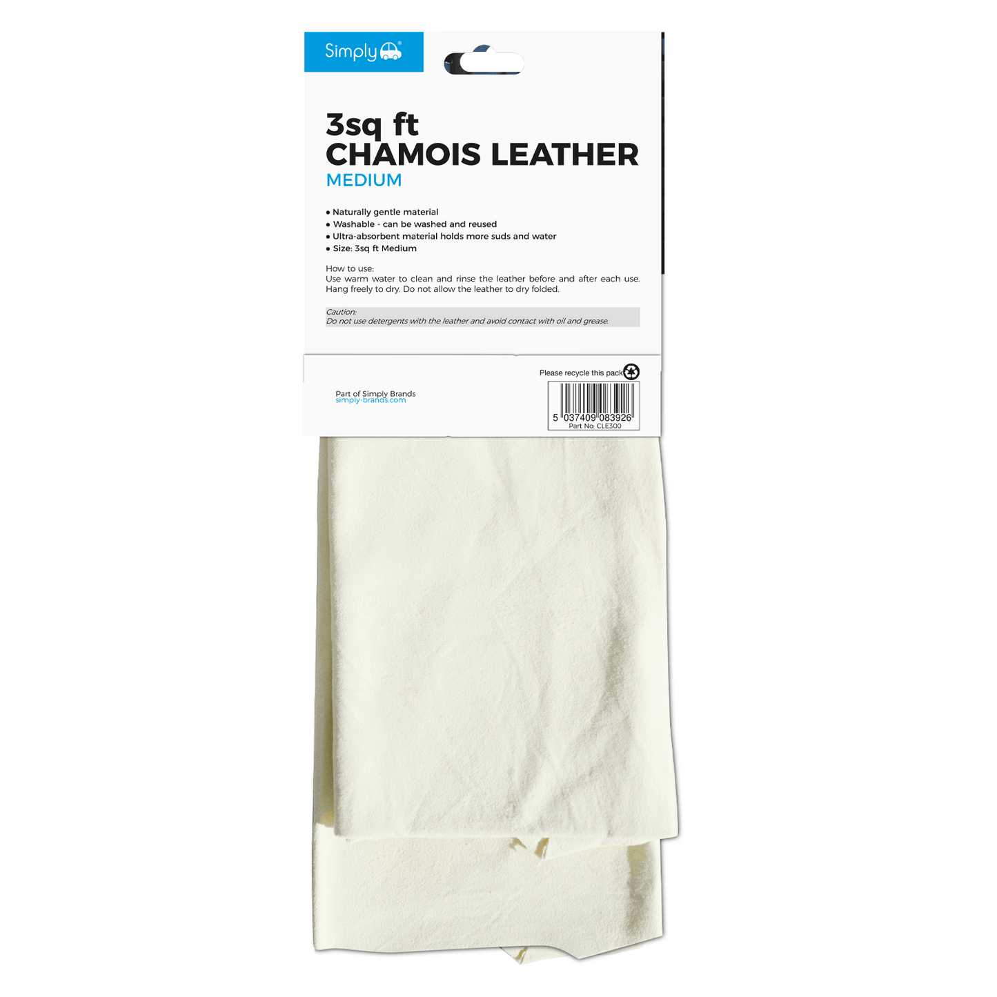 3sq Ft Chamois Leather