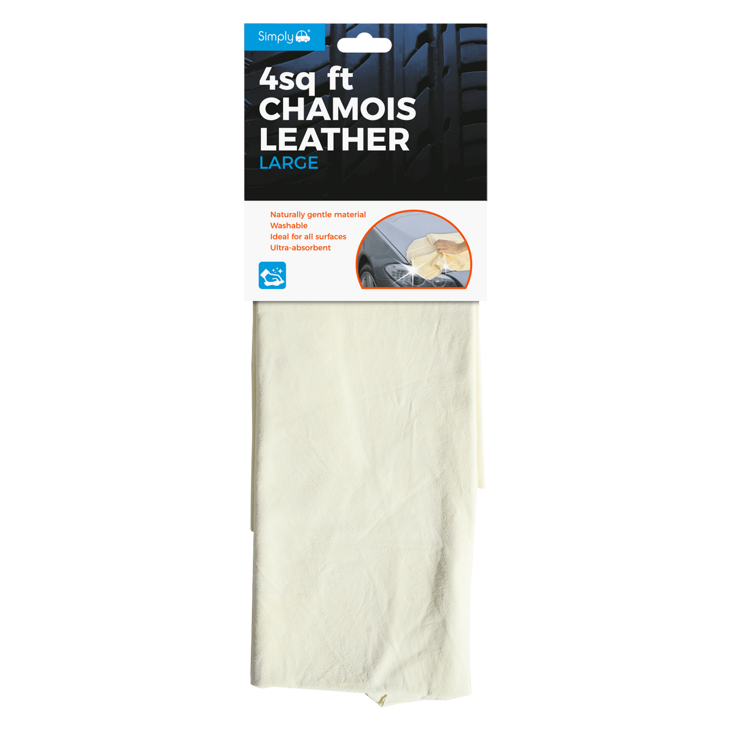 4 SQ FT Leather Chamois