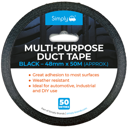 Black Multi-Purpose Duct Tape