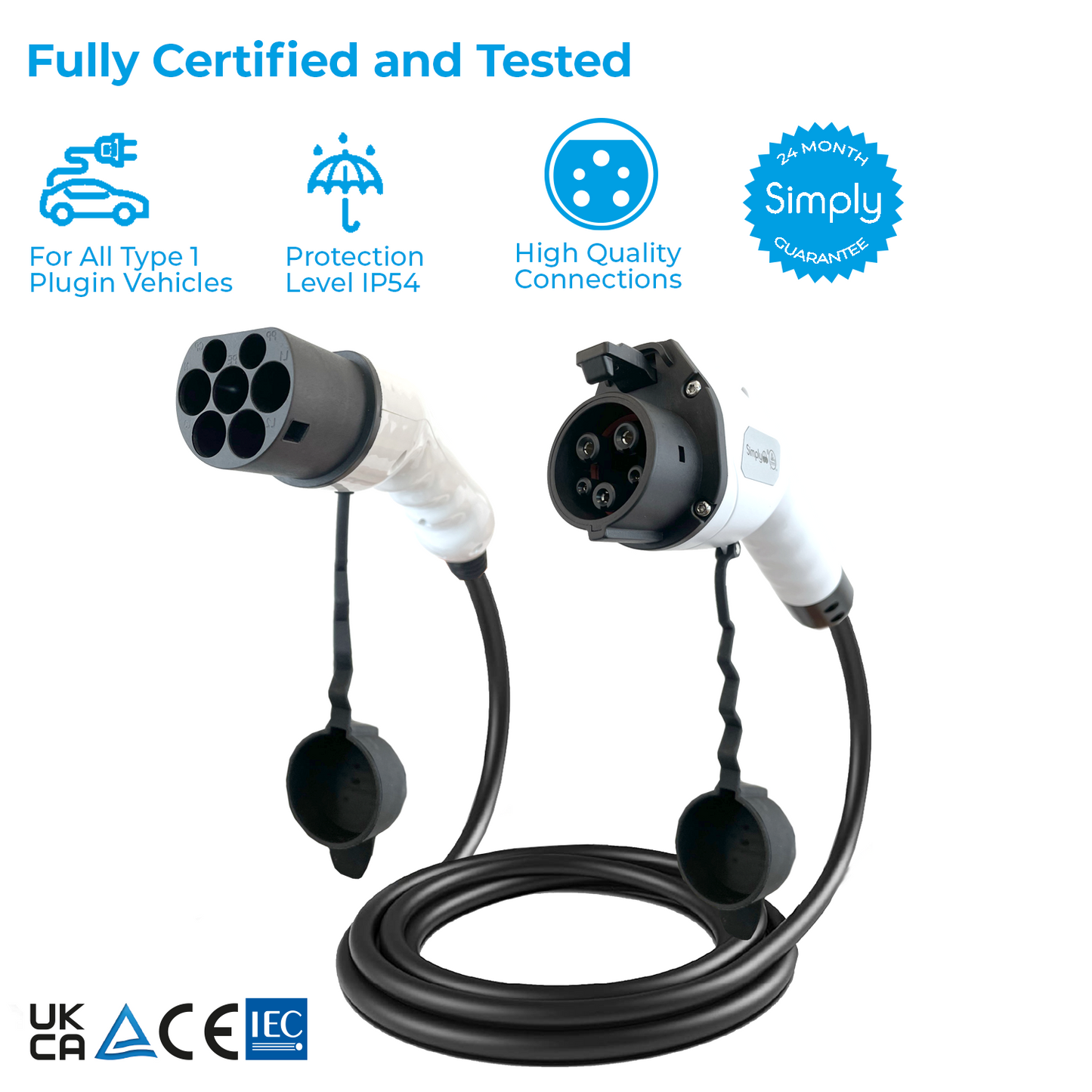 Electric Vehicle Charging Cable Type1