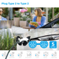 Electric Vehicle Charging Cable Type 2 Female- Type 2 Male