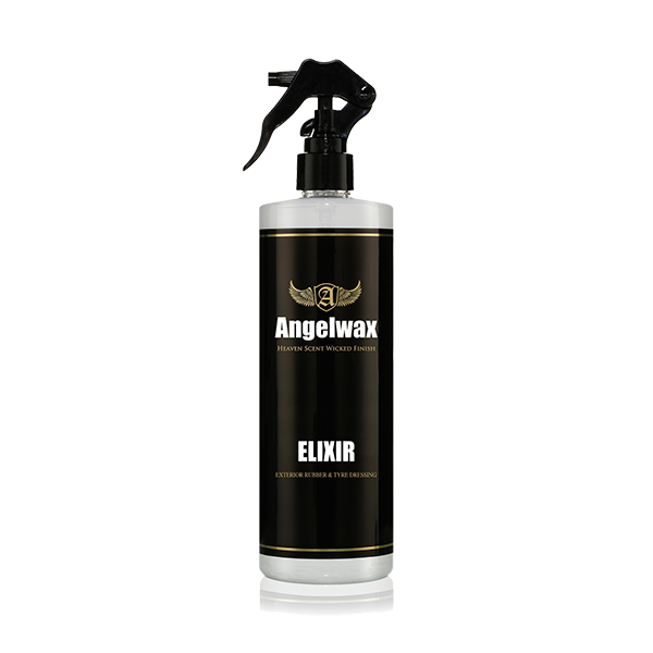 Angelwax Elixir 500ml - Exterior Rubber, Vinyl, Plastic & Tyre Dressing