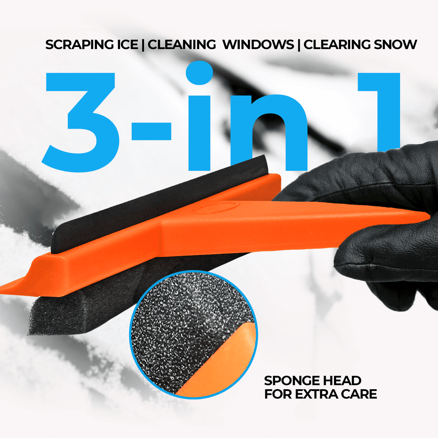 3 In 1 Ice Scraper