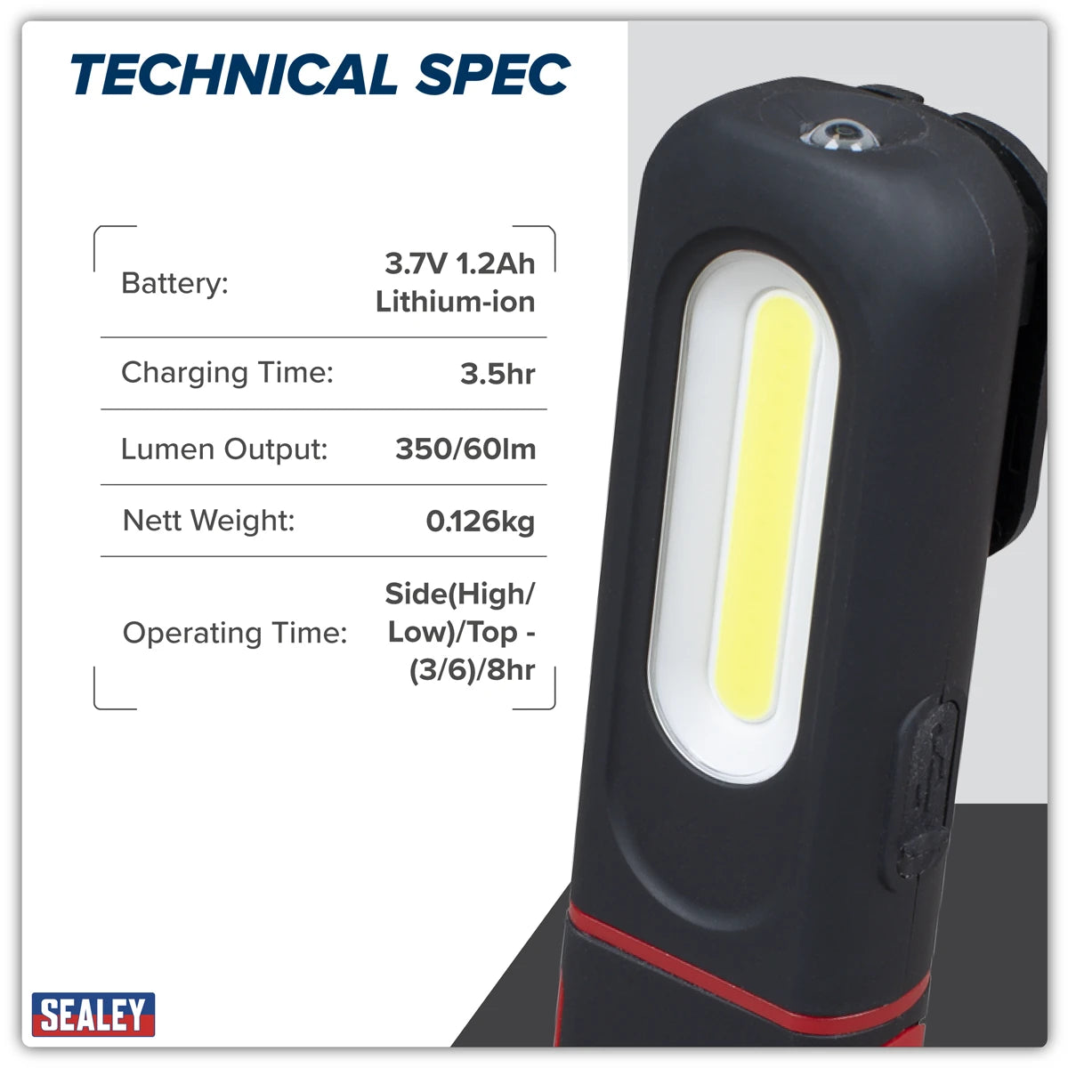 LED Twist Rechargeable Inspection Light