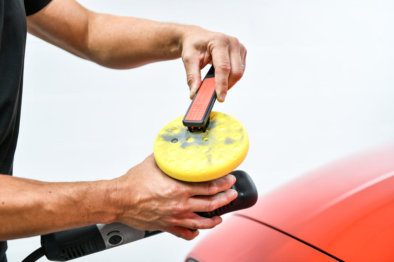 Foam Pad Cleaning Brush and Pad Removal Tool