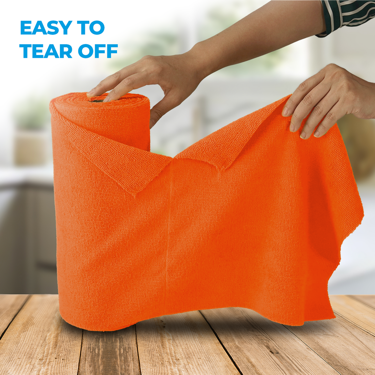 Roll Of 50 Microfibre Cloths